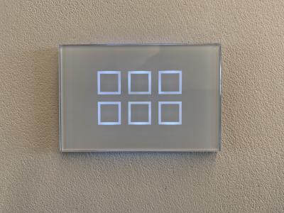 placca in vetro touch teknoimpianti 