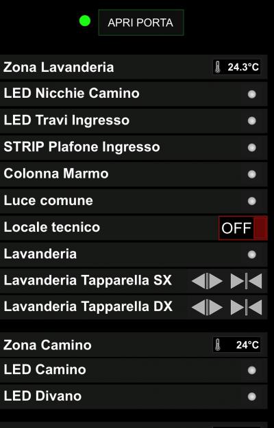 Interfaccia Web App