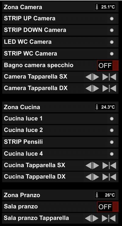 Interfaccia Web App